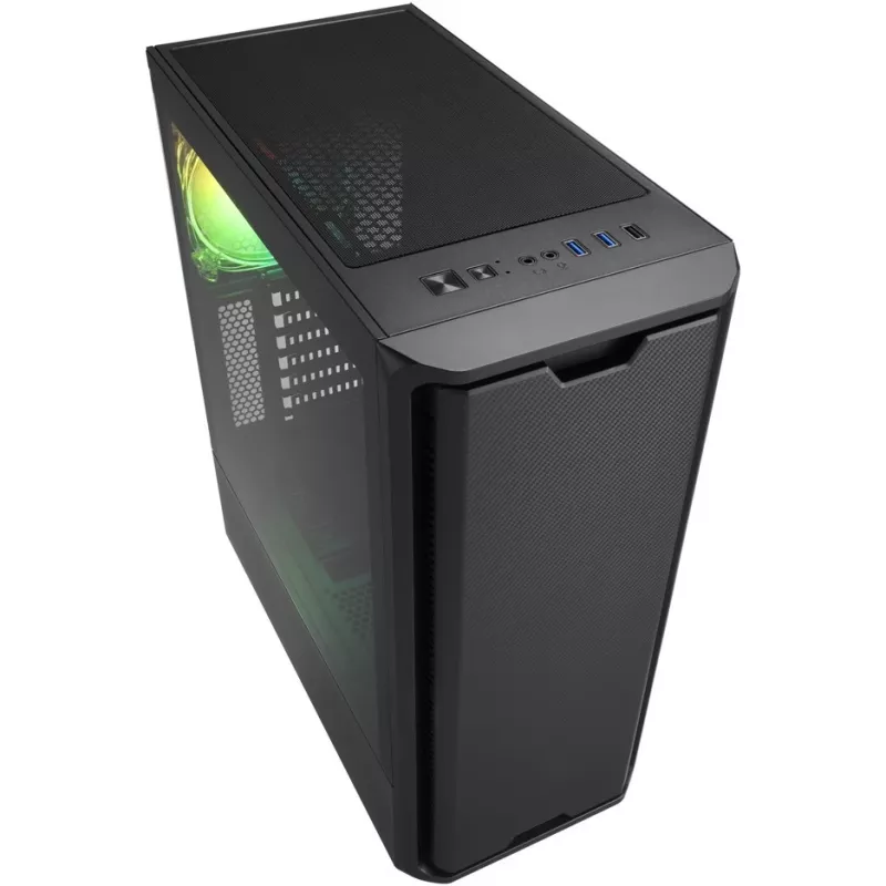 Sharkoon SK3 RGB Midi Tower korpus, must