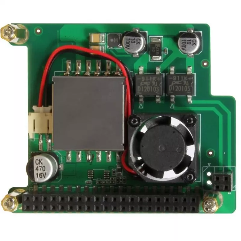 PoE Hat ALLNET for Radxa Rock 3A 802.3at — toiteüle-Etherneti tarvik