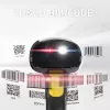Juhtmeta vöötkoodiskänner QOLTEC 50856 — 1D ja 2D juhtmeta pihuskänner, USB-liides, ABS-korpus, 170×62×100 mm, 203 g