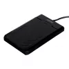 HDD/SSD korpus Unitek Y-3036, 2,5-tolline SATA III, USB 3.2 Gen 1 (5 Gbit/s), UASP, integreeritud USB-A kaabel, must