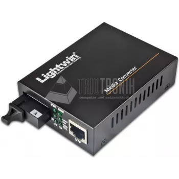 Lightwin WDM muundur 100Base-LX, ühemoodiline, 20km meediamuundur (LWC-10/100-SF-S20-B)