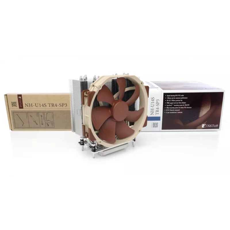 CPU jahuti Noctua NH-U14S TR4-SP3 — 140 mm ventilaator, pesa TR4/SP3, 165 mm kõrgus, 1.03 kg