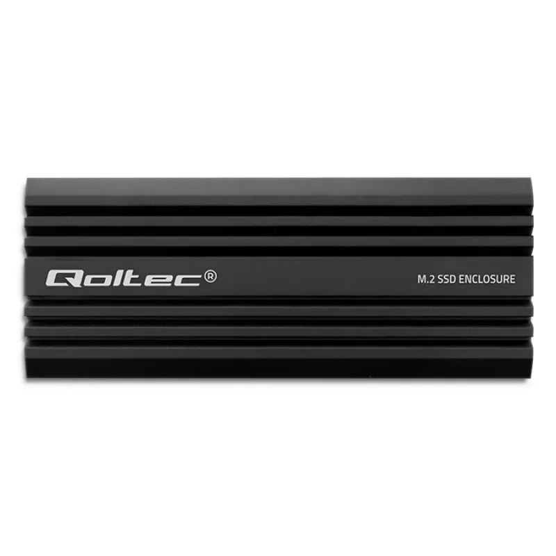 Väline SSD-korpus QOLTEC NV2270 M.2 SATA/NVMe draividele, USB-C, kuni 2 TB