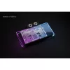 Graafikakaardi vesijahutusplokk Alphacool Core RX 9070 XT Hellhound+ Transparent Chrome tagaplaadiga
