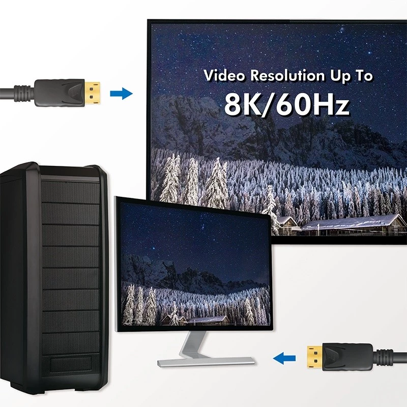 DisplayPort-kaabel LogiLink CV0139 5 m Must