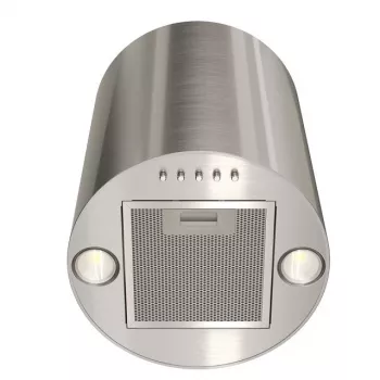 Köögi õhupuhasti MAAN Elba Mini WPB 431 Satin, terasest korpus, 400 mm kõrgus, Ø310 mm, 120–300 m³/h, elektroonilised juhtnupud