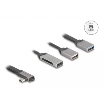 DeLOCK 64303 USB 3.2 Gen 1 USB-C Hub 5000 Mbit/s Hall