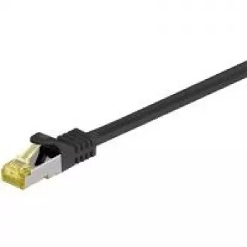 Wentronic Goobay - Paranduskaabel - RJ-45 (M) - RJ-45 (M) - 30,0m - SFTP, PiMF - Cat.7 toorkaabel - pressitud, halogeenivaba - Must (91680)