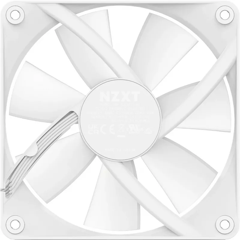 NZXT F120 RGB Core 120mm ARGB korpuse ventilaator - valge
