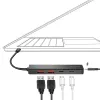 USB-C jaotur, 4 porti 2x USB-A, 2x USB-C, must