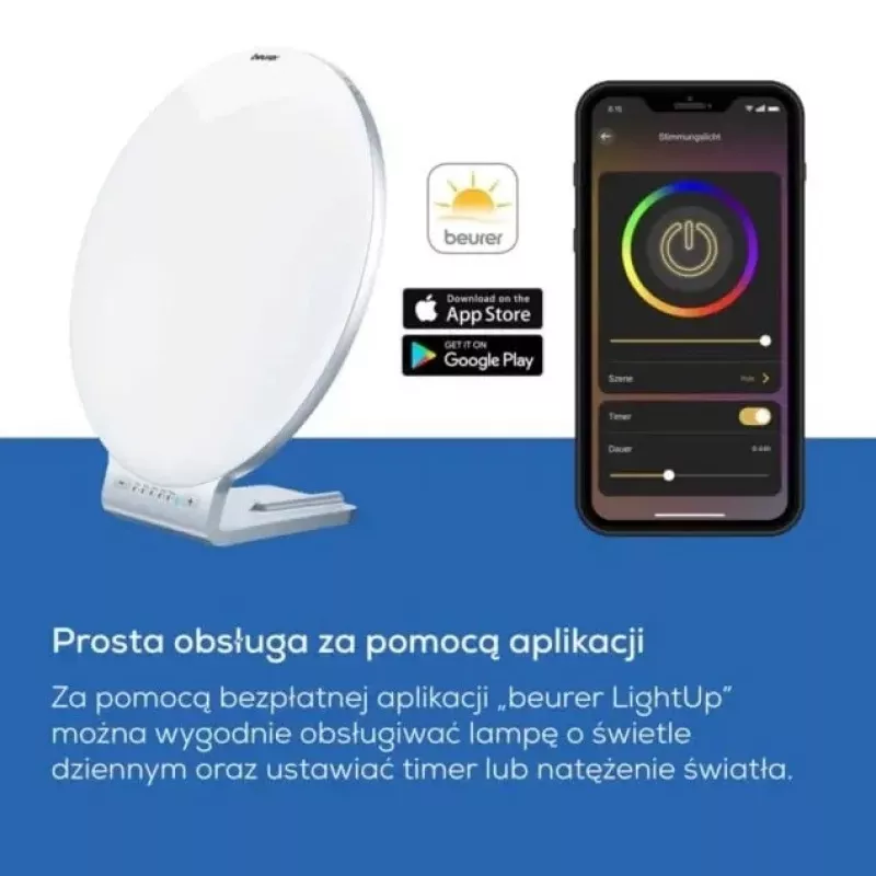 Valgusteraapialamp Beurer TL100 — 10 000 luksi intensiivsus, energiasäästlik disain