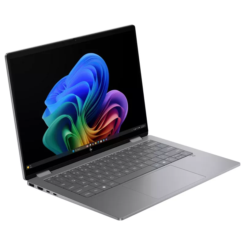HP OmniBook X Flip Next Gen AI sülearvuti 14-fm0056ng - Pööratav disain - Intel Core Ultra 5 226V / 2,1 GHz - Win 11 Home - Arc Graphics 130V - 16 GB RAM - 512 GB SSD NVMe - 35,6 cm (14)