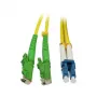 LWL-2-Fiber-Patchk. 1 -5mtr.LSH(E2000APC)-LC - 9/125um - OS2 - G657A2 - AD=3mm - Synergy 21 -