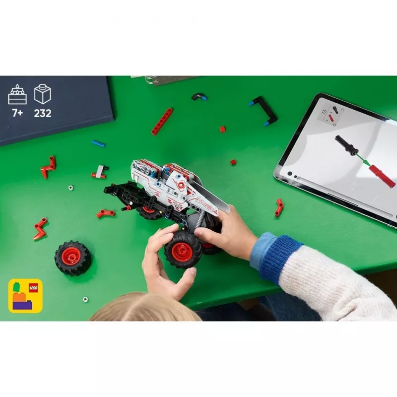 LEGO TECHNIC 42200 Monster Jam™ ThunderROARus™ tagasitõmbega veoga