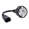 Toiteadapter QOLTEC 53906 IEC 320 C14 SCHUKO-le 16A 250V