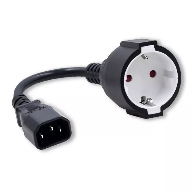 Toiteadapter QOLTEC 53906 IEC 320 C14 SCHUKO-le 16A 250V