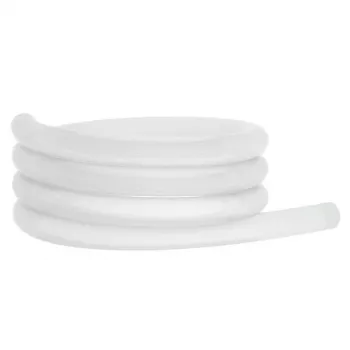 Vedelikjahutuse silikoonist painutusdetail PC kõvadele torudele Barrow GJSGW-12, 12 mm, 10 cm, valge