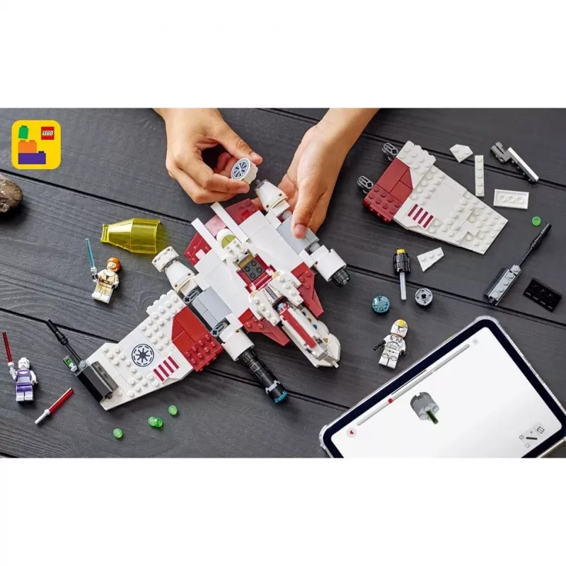 LEGO Star Wars V-19 Torrent Fighter 75432 ehituskomplekt — 567 tk, 3 minifiguuri, väljapaneku- ja mängumudel