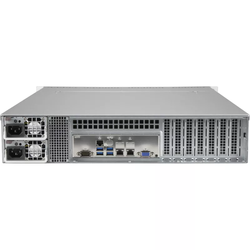 Supermicro SC825 BTQC-R1K23LPB - Rack Mount - 2U - verbessertes, erweitertes ATX - SATA/SAS - Hot-Swap 1200 Watt - Must