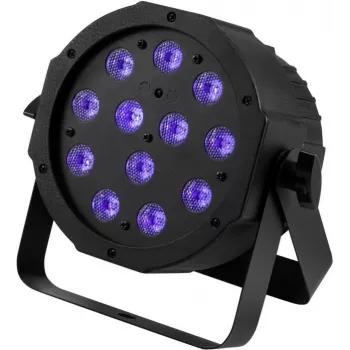 LED-põrandavalgusti EUROLITE SLS-12 UV 12x3W — UV-pesuvalgustus, 12×3 W LED