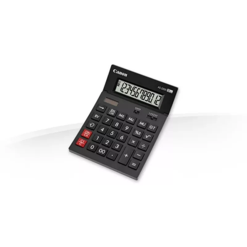 Canon AS-2200 kalkulaator Lauaarvuti Ekraan Must