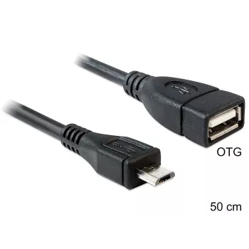 USB-kaabel DeLOCK 50cm Mikro-USB B USB 2.0 A 83183