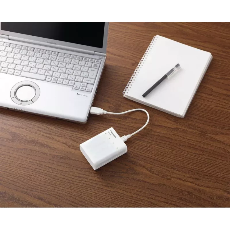 USB-akulaadija PANASONIC Eneloop Smartplus BQ-CC87 + 4x AA 2000 mAh (K-KJ87MCD40USB)