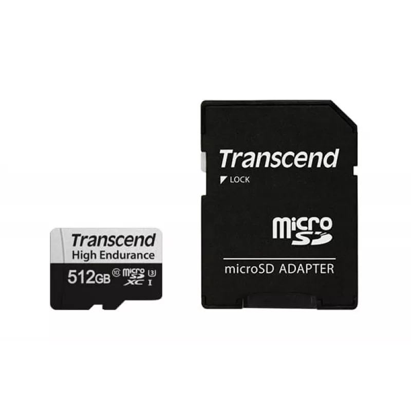 MicroSDXC Transcend 512 GB UHS-I klass 10 USD350V