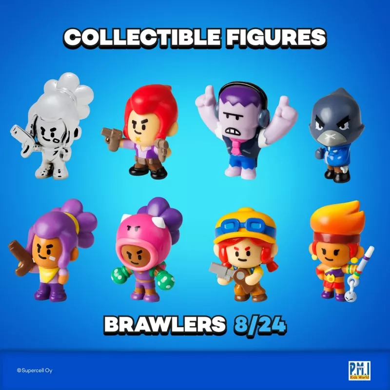 BRAWL STARS S1 KUJUKESED - 8-PAKENDI DELUXE KARP VER.C