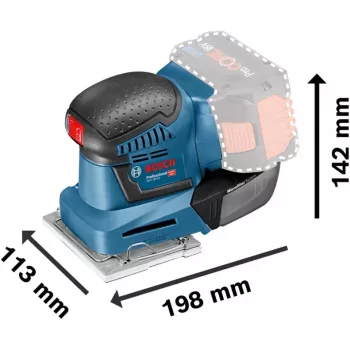 Bosch GSS 18V-10 Professional akutoitega ekstsentriklihvija