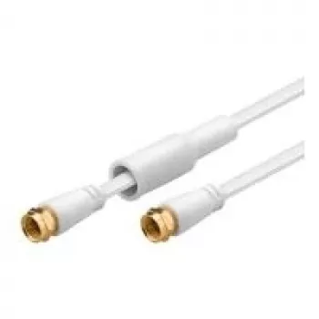 Wentronic 67296 koaksiaalkaabel valge