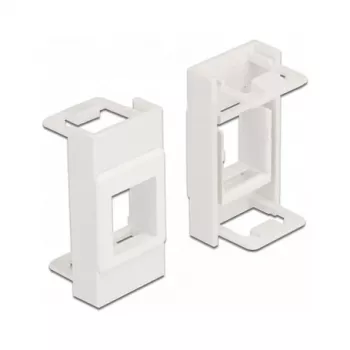 Keystone hoidik DeLOCK Easy 45 Module 22,5 x 45 mm valge