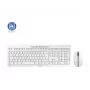 CHERRY Stream lauaarvuti klaviatuur koos hiirega kontor RF Wireless QWERTZ saksa valge