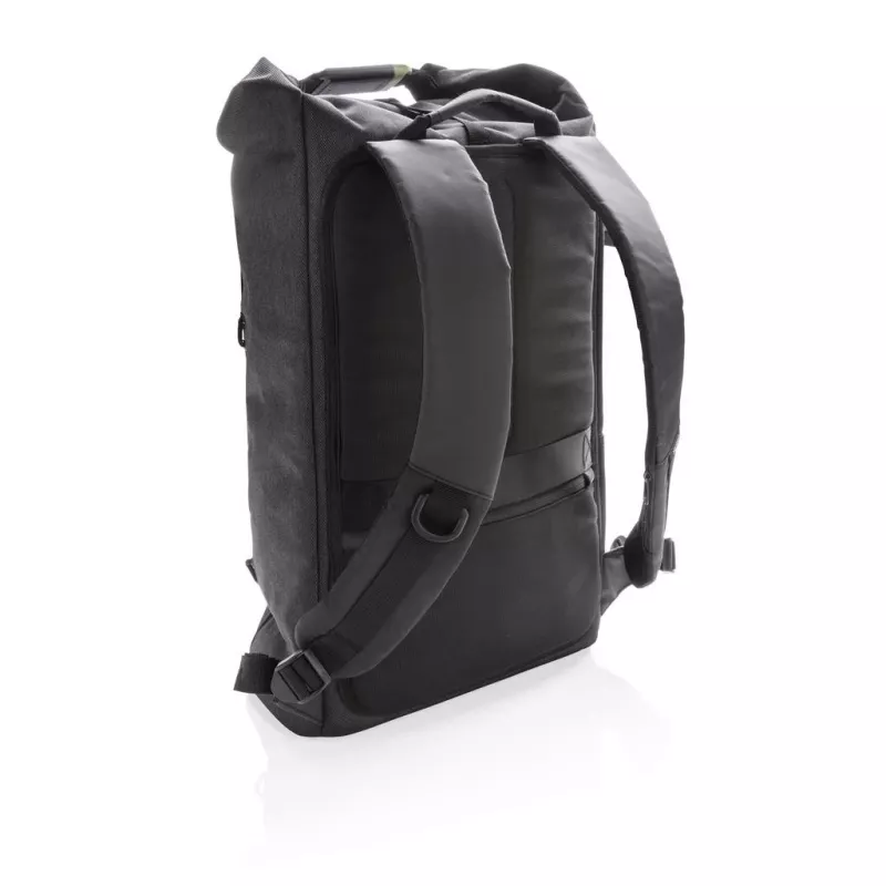 Seljakott XDDESIGN Urban Lite Must — 21 L (laiendatav 27 L), 15,6-tolline sülearvutisahtel, veekindel, kärurihm