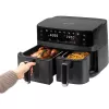 Kahekordne kuumaõhufritüür ProfiCook PCFR1295H — 2 mahutit (5,5 L + 3,5 L), 9,0 L kogumaht, 2700 W, roostevabast terasest esiosa