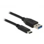 USB-kaabel DeLOCK 1m USB3.1-C/USB3.1-A 83870
