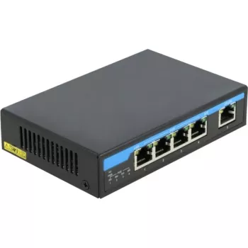 Võrgulüliti DeLOCK 87764 Gigabit Ethernet PoE Must
