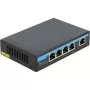 Võrgulüliti DeLOCK 87764 Gigabit Ethernet PoE Must