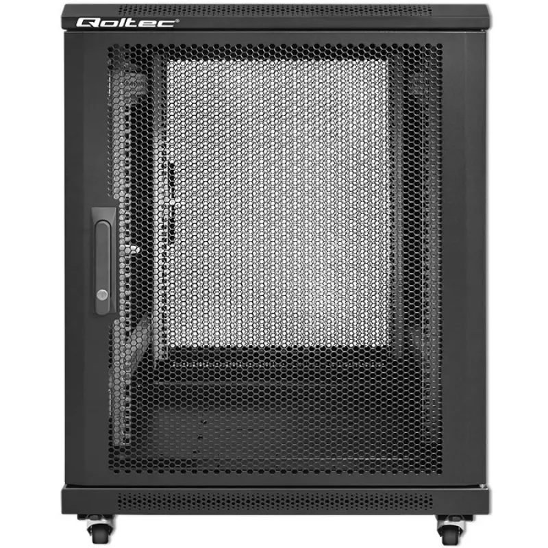 19-tolline rack-kapp QOLTEC 54519 15U — võrgu-/serverikapp, 15U kõrgus, 19-tolline paigaldus