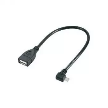 USB-kaabel Renkforce Micro-USB Type B nurga all — USB 2.0 OTG, 5V 0,5A