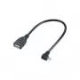USB-kaabel Renkforce Micro-USB Type B nurga all — USB 2.0 OTG, 5V 0,5A