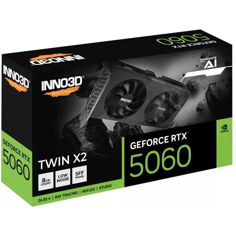 INNO3D GeForce RTX 5060 Twin X2 8GB GDDR7 graafikakaart