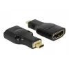 HDMI Micro-D/HDMI-A adapter DeLOCK 64664
