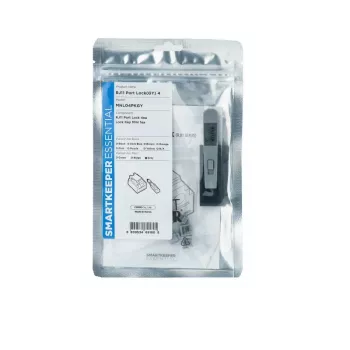 Port blocker Smartkeeper MNL04PKGY RJ-11 Hall Plastist