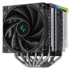 CPU õhujahuti DeepCool AK620 Digital SE, kahetorniline, 6x Ø6mm soojustoru, 2x 120mm PWM ventilaatorit, RGB, kõrgus 161 mm