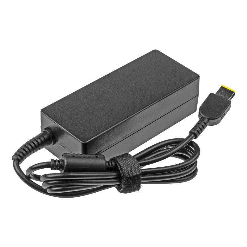 Toiteadapter roheline Cell AD38AP 65W Lenovo sülearvutitele, 20V 3,25A, 1,2 m kaabel, must