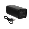 Kaasaskantav akupank BLOW PB20G 20000mAh PD 65W, USB-C sisend/väljund, 2x USB-A väljundit, must