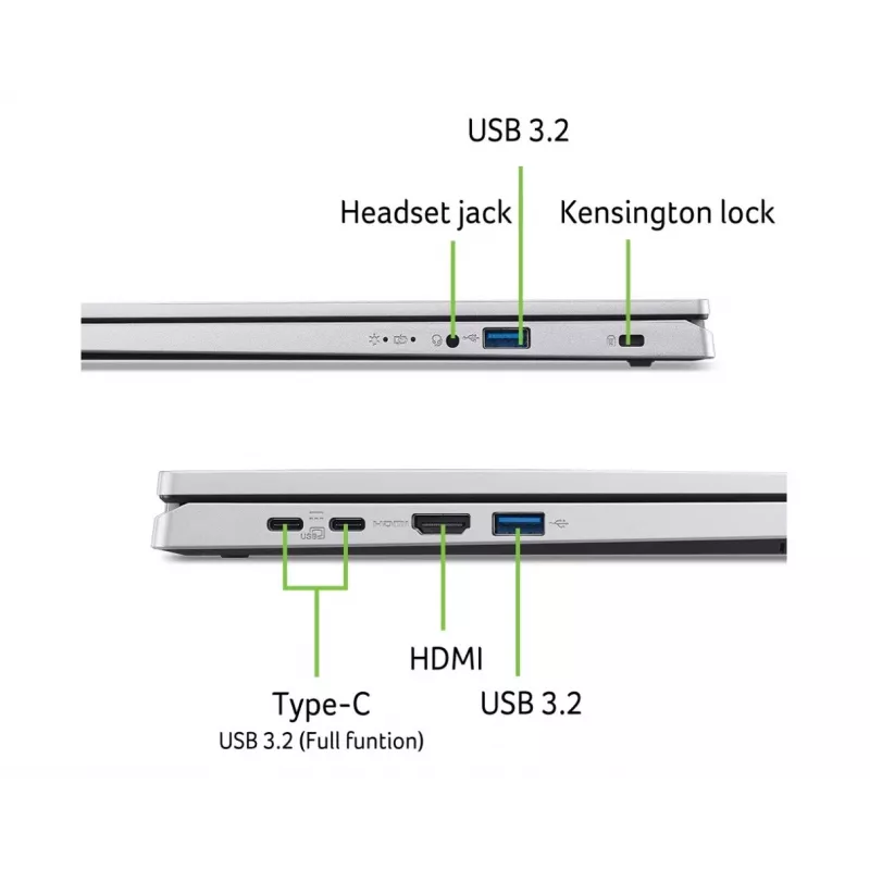 Sülearvuti Acer Aspire 15,6 tolli i7-13620H 16GB 512GB FHD W11P