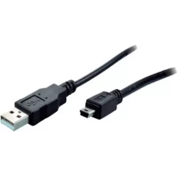 USB-kaabel ShiverPeaks BS77163 3m USB 2.0 A isane Mini-B isasele Must