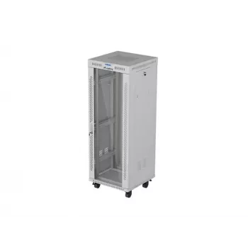 LANBERG 19-tolline 32U seisev rack-kapp 600×600 mm hall perforeeritud uste ja LCD-ga (lame Pack)
